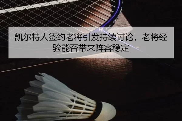 凯尔特人签约老将引发持续讨论，老将经验能否带来阵容稳定